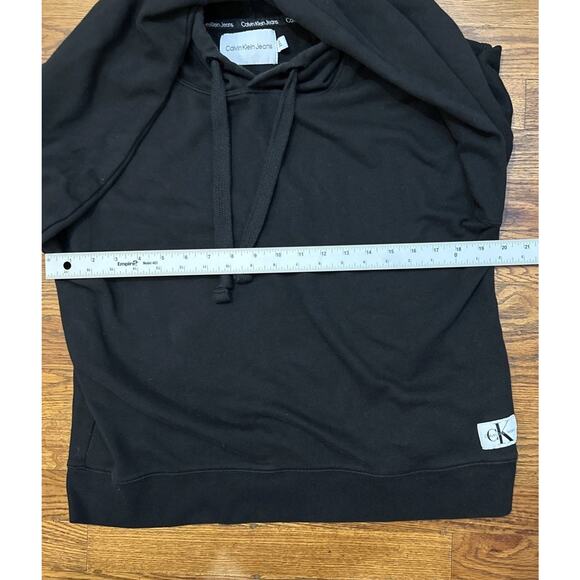 Calvin Klein Hoodie Women’s Large Black Ck Jeans - Picture 8 of 10